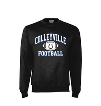 Load image into Gallery viewer, CMS Football Crewneck Sweatshirt by Champion in Black
