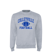 Load image into Gallery viewer, CMS Football Crewneck Sweatshirt by Champion in Grey Htr
