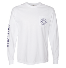 Load image into Gallery viewer, Colleyside LS Pocket Tee in White