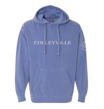 Load image into Gallery viewer, Colley-side PO Hoodie by Comfort Colors in Washed Blue