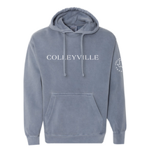 Load image into Gallery viewer, Colley-side PO Hoodie by Comfort Colors in Denim Fade
