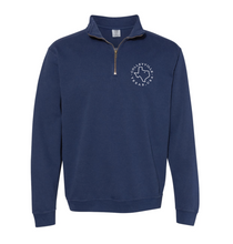 Load image into Gallery viewer, Colleyside 1/4-Zip Pullover by Comfort Colors in Navy