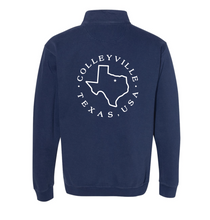 Load image into Gallery viewer, Colleyside 1/4-Zip Pullover by Comfort Colors in Navy
