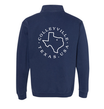 Load image into Gallery viewer, Colleyside 1/4-Zip Pullover by Comfort Colors in Navy