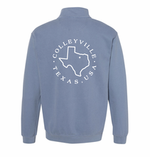 Load image into Gallery viewer, Colleyside 1/4-Zip Pullover by Comfort Colors in Denim Fade
