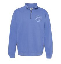 Load image into Gallery viewer, Colleyside 1/4-Zip Pullover by Comfort Colors in Washed Blue
