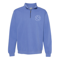 Load image into Gallery viewer, Colleyside 1/4-Zip Pullover by Comfort Colors in Washed Blue