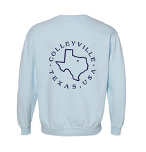 Load image into Gallery viewer, Colleyside Crew Sweatshirt by Comfort Colors in Chambray
