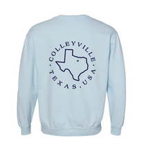 Load image into Gallery viewer, Colleyside Crew Sweatshirt by Comfort Colors in Chambray