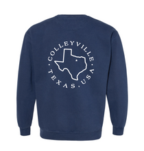 Load image into Gallery viewer, Colleyside Crew Sweatshirt by Comfort Colors in Navy