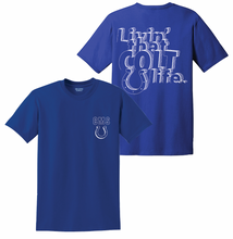 Load image into Gallery viewer, Livin&#39; That Colt Life SS Tee in Royal
