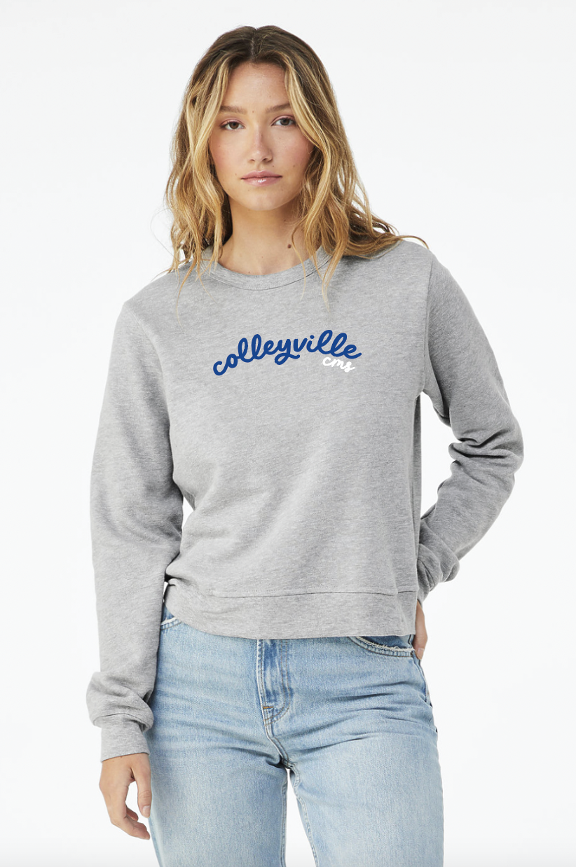 G-III Apparel Group (Pressbox) Indianapolis Colts Women's Grey Vintage Crew Sweatshirt, Grey, 52% Cotton / 48% POLYESTER, Size S, Rally House