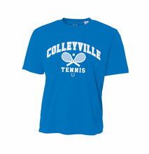 Load image into Gallery viewer, Unisex 2023 Tennis Team - SS Performance DriFit Tee in Blue

