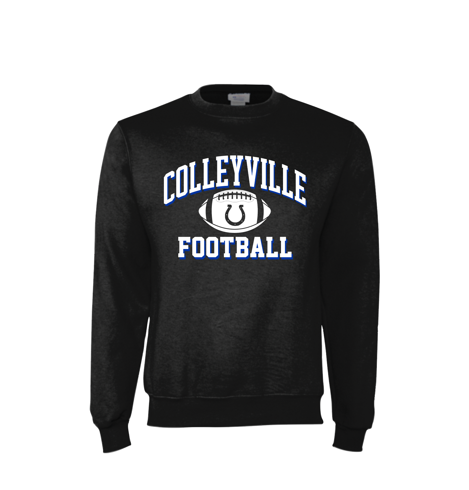 CMS Football Crewneck Sweatshirt by Champion in Black – Colleyville Colts