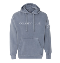 Load image into Gallery viewer, Colley-side PO Hoodie by Comfort Colors in Denim Fade

