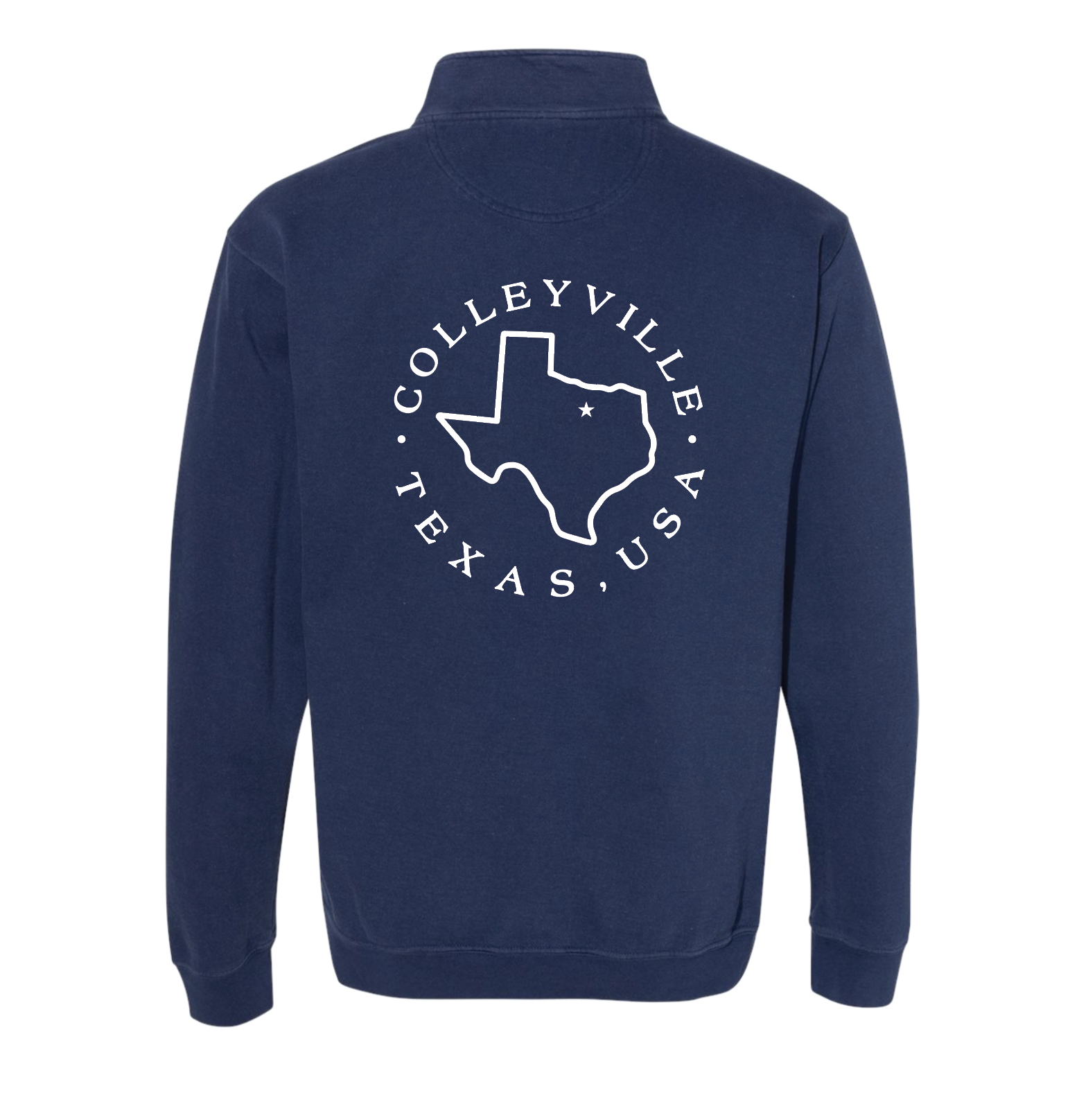 Colleyside 1/4-Zip Pullover by Comfort Colors in Navy