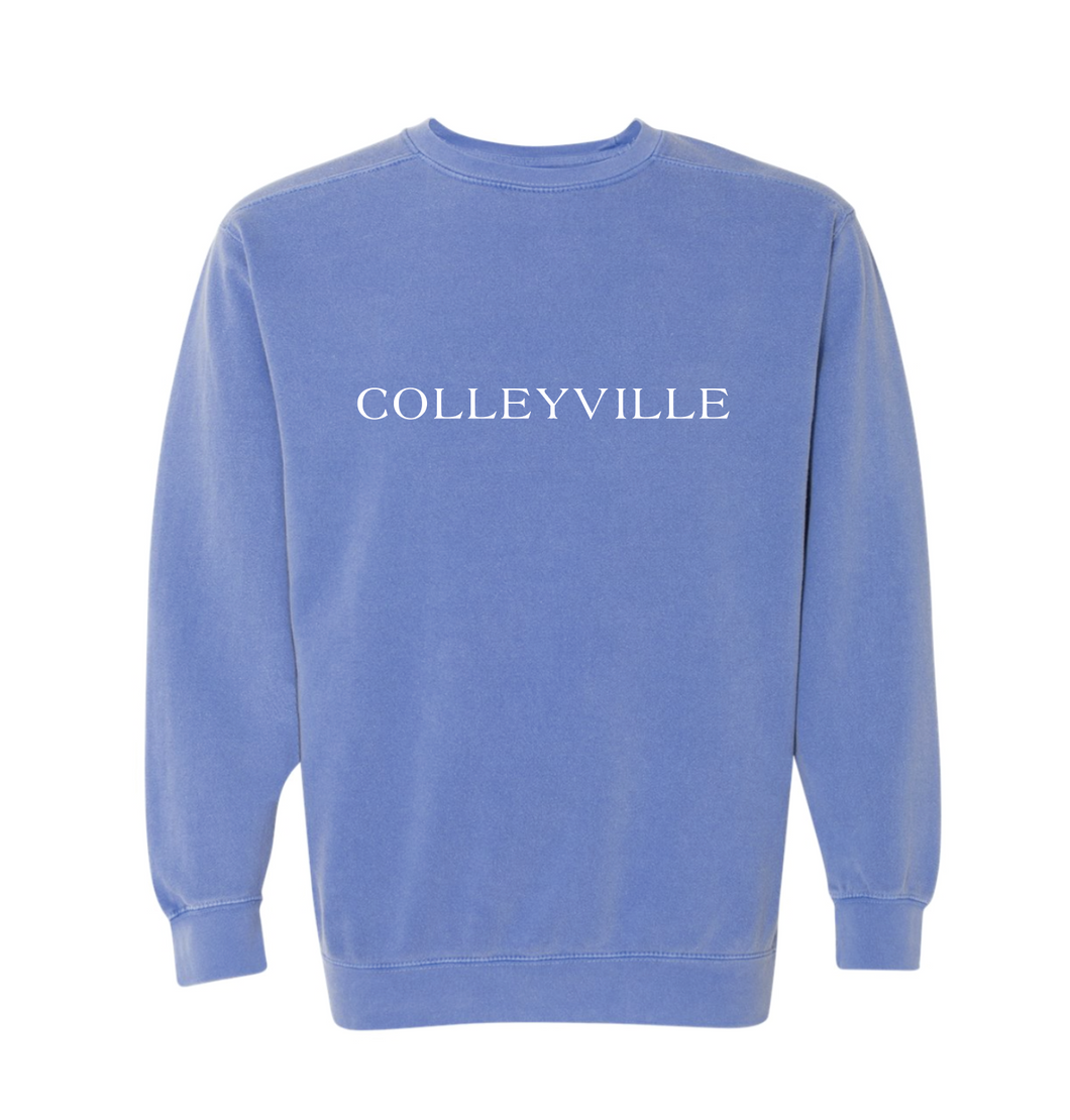 Washed online blue sweatshirt