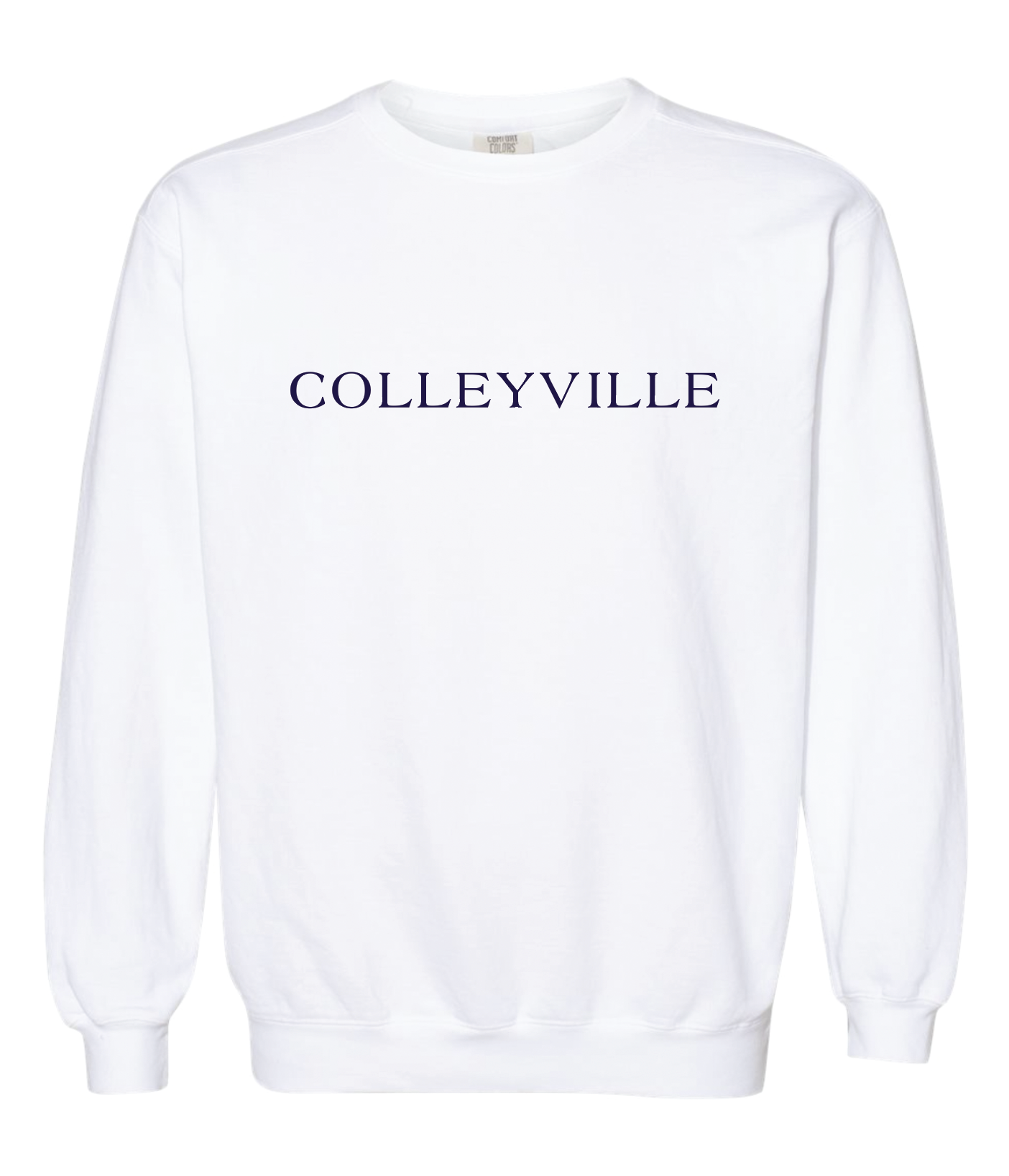White comfort colors sales sweatshirt