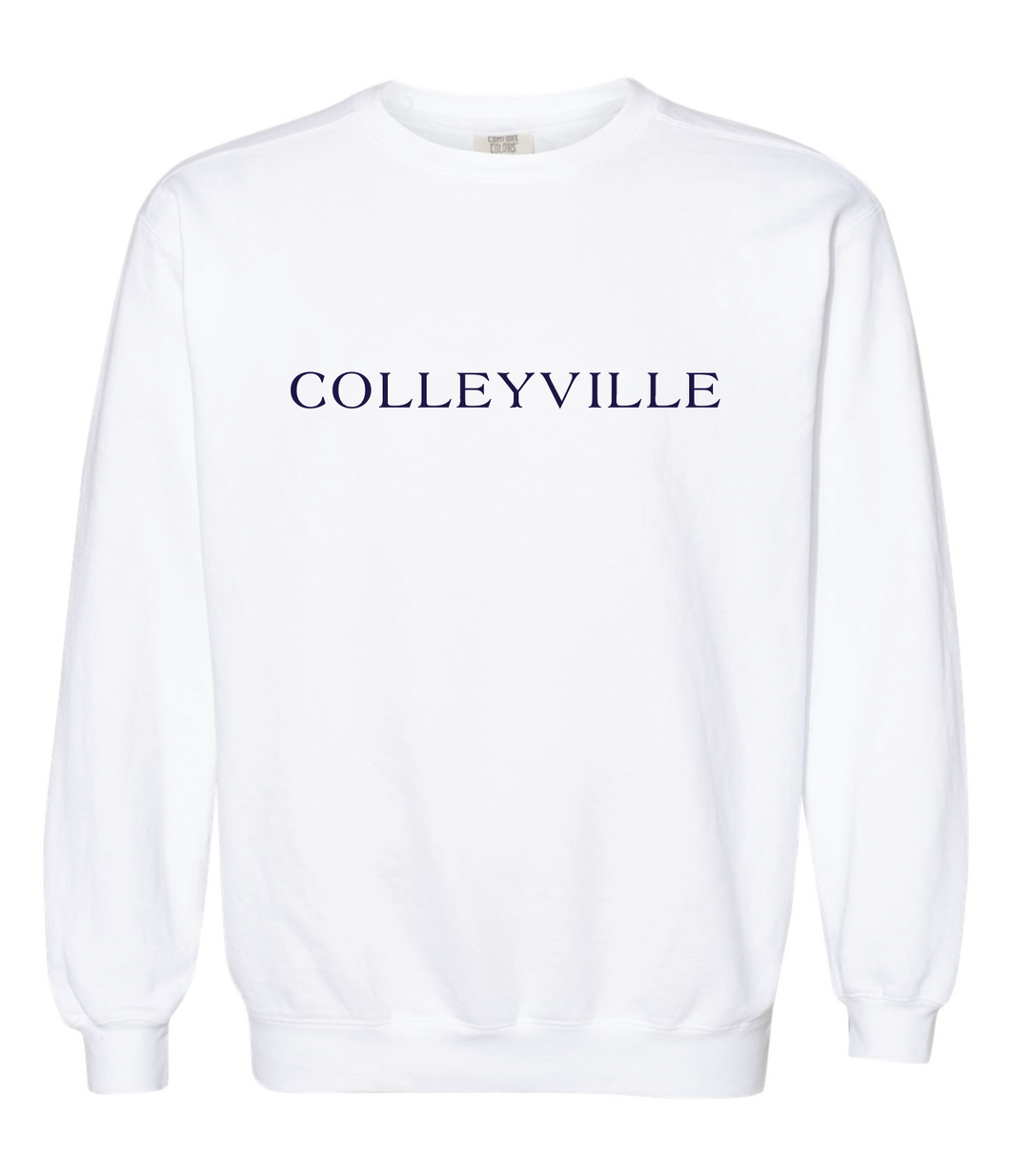 Colleyside Crew Sweatshirt by Comfort Colors in White