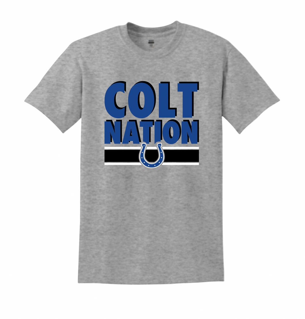 Colt Nation SS Tee in Grey Htr