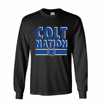 Load image into Gallery viewer, Colt Nation LS Tee in Black

