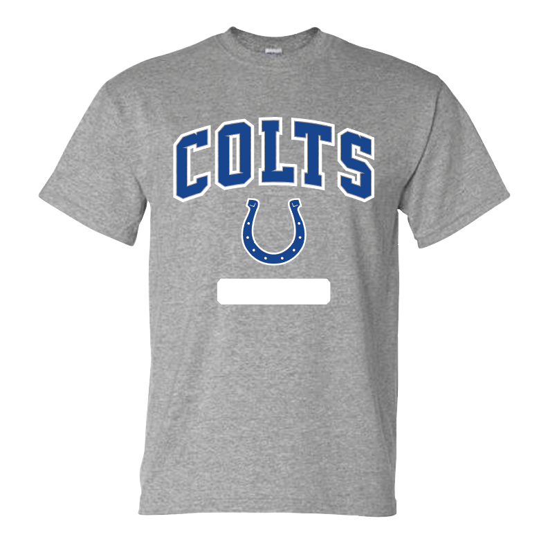 Colts Athletics SS Tee in Grey Htr