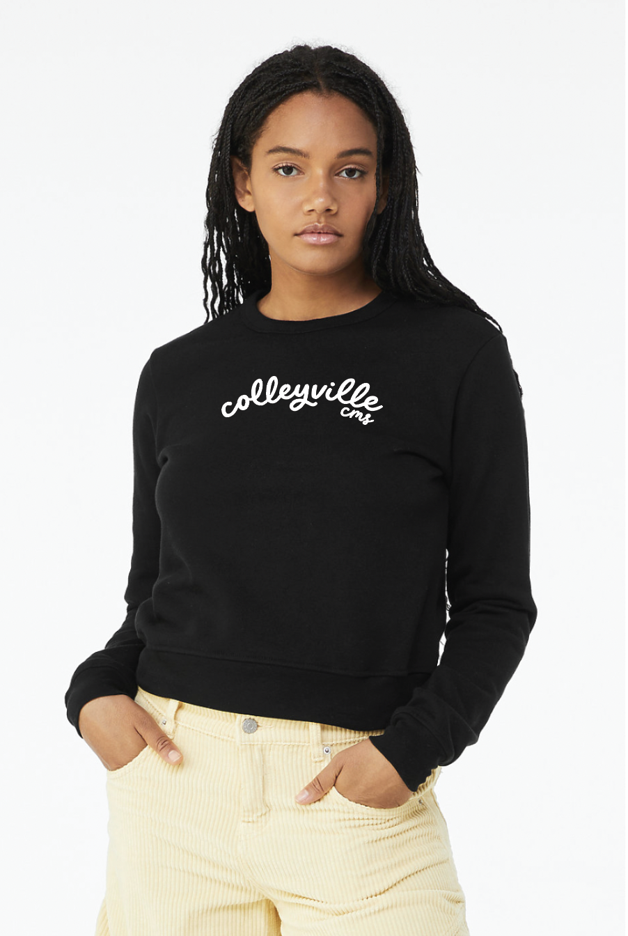 Scripted Women's Crew Sweatshirt in Black