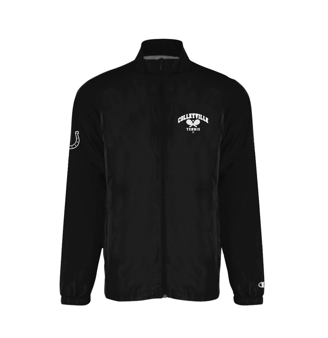 COLTS Tennis Windbreaker Jacket in Black